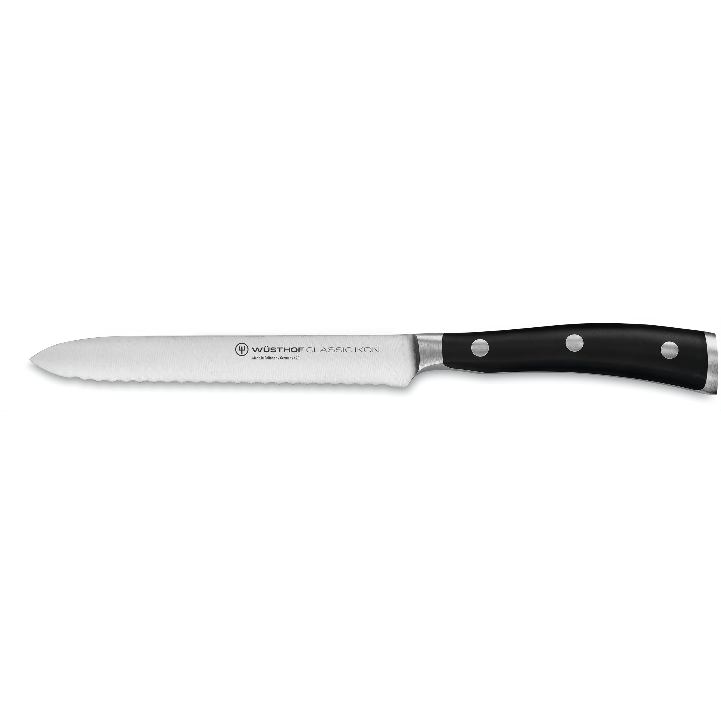 218852 nuz na uzeniny classic ikon 14 cm cerna wusthof
