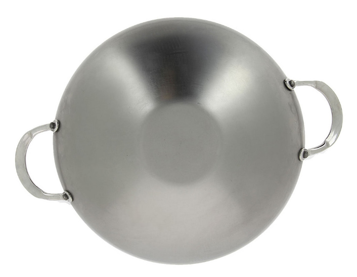 Wok MINERAL B 32 cm, 2 Griffe, Stahl, de Buyer