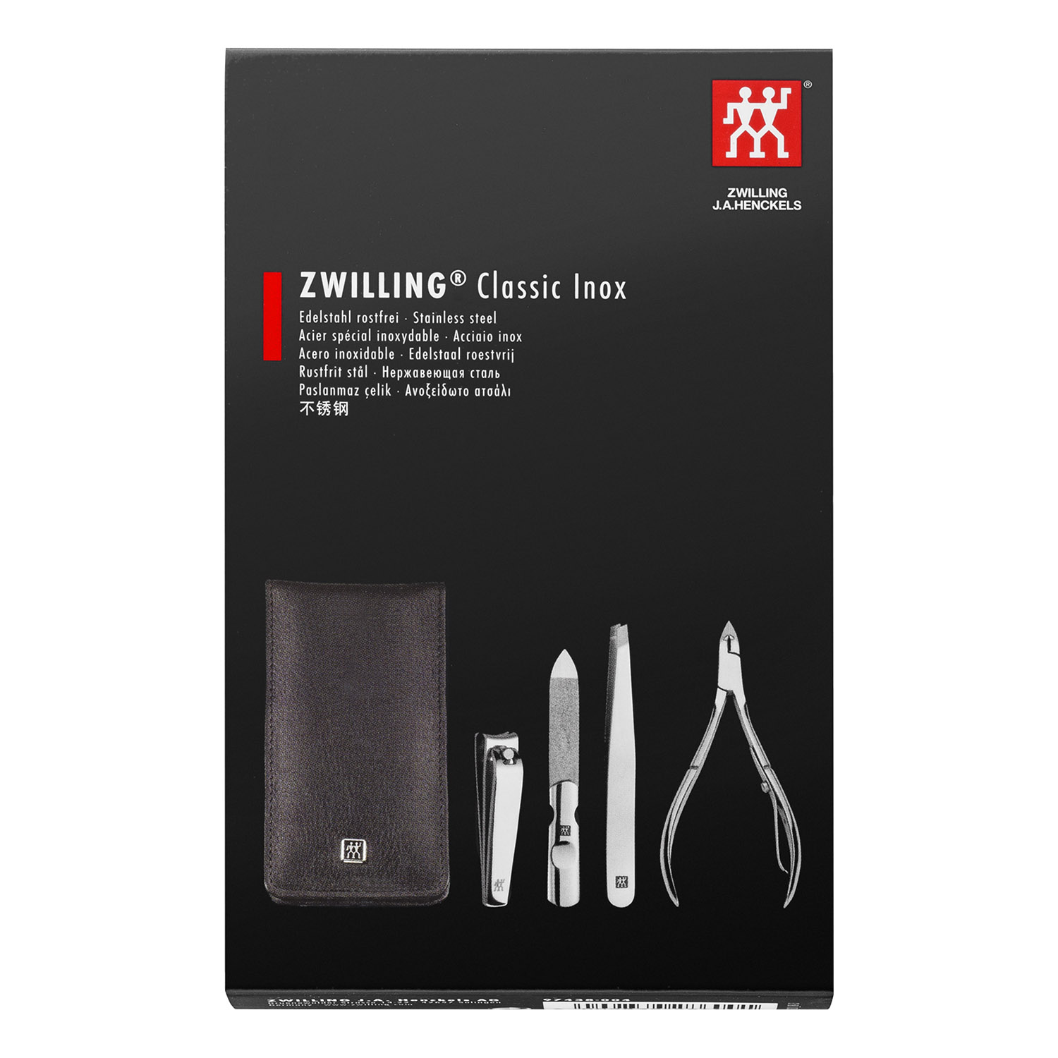 Maniküreset CLASSIC INOX, 4-teilig, schwarz, Zwilling