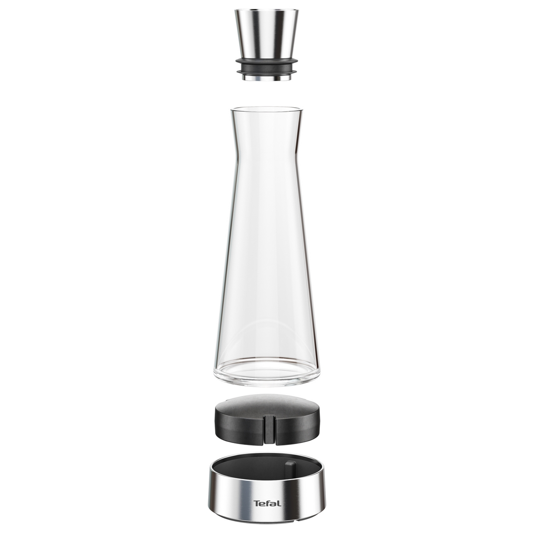 Wasserkaraffe FLOW SLIM 1 l, Edelstahl, Tefal