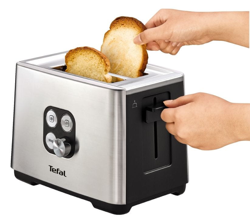 Toaster INOX CUBE, 2 Scheiben, Tefal