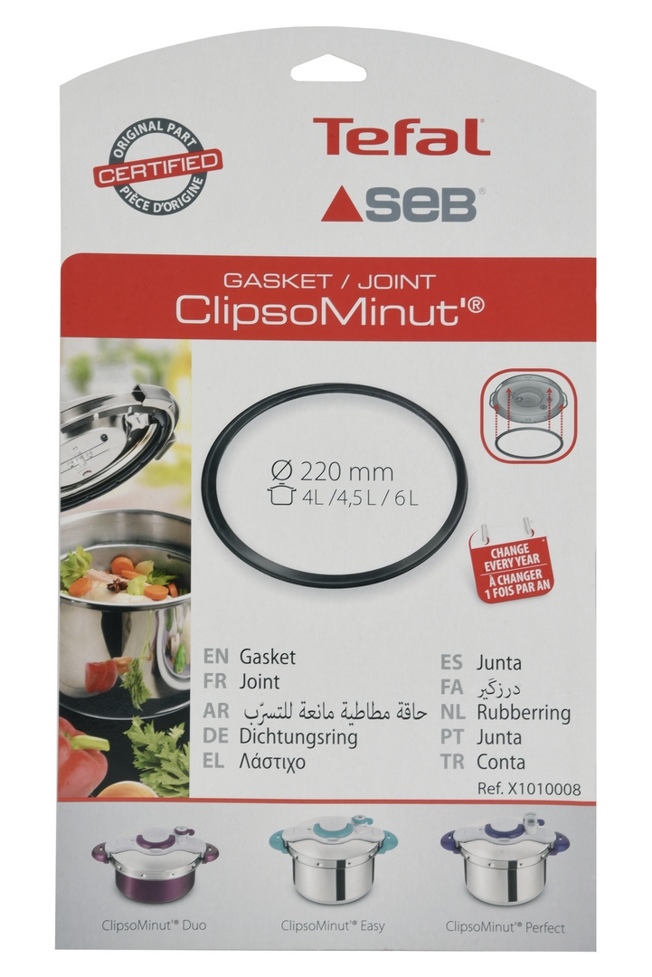 Silikon-Dichtungsring für Schnellkochtöpfe Tefal 22 cm/ 6l, Tefal