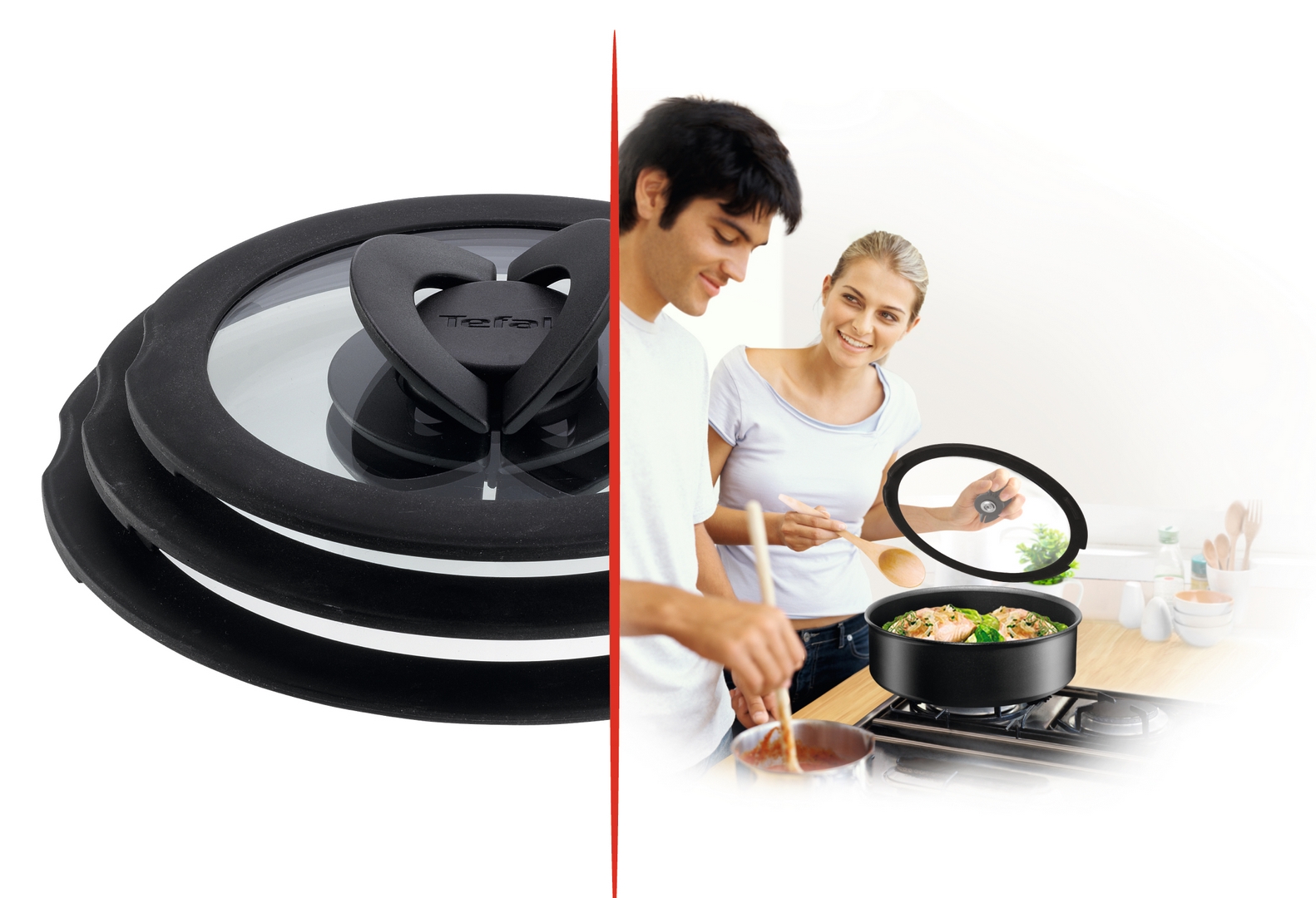 Topfdeckel INGENIO 16 cm, Glas, Tefal