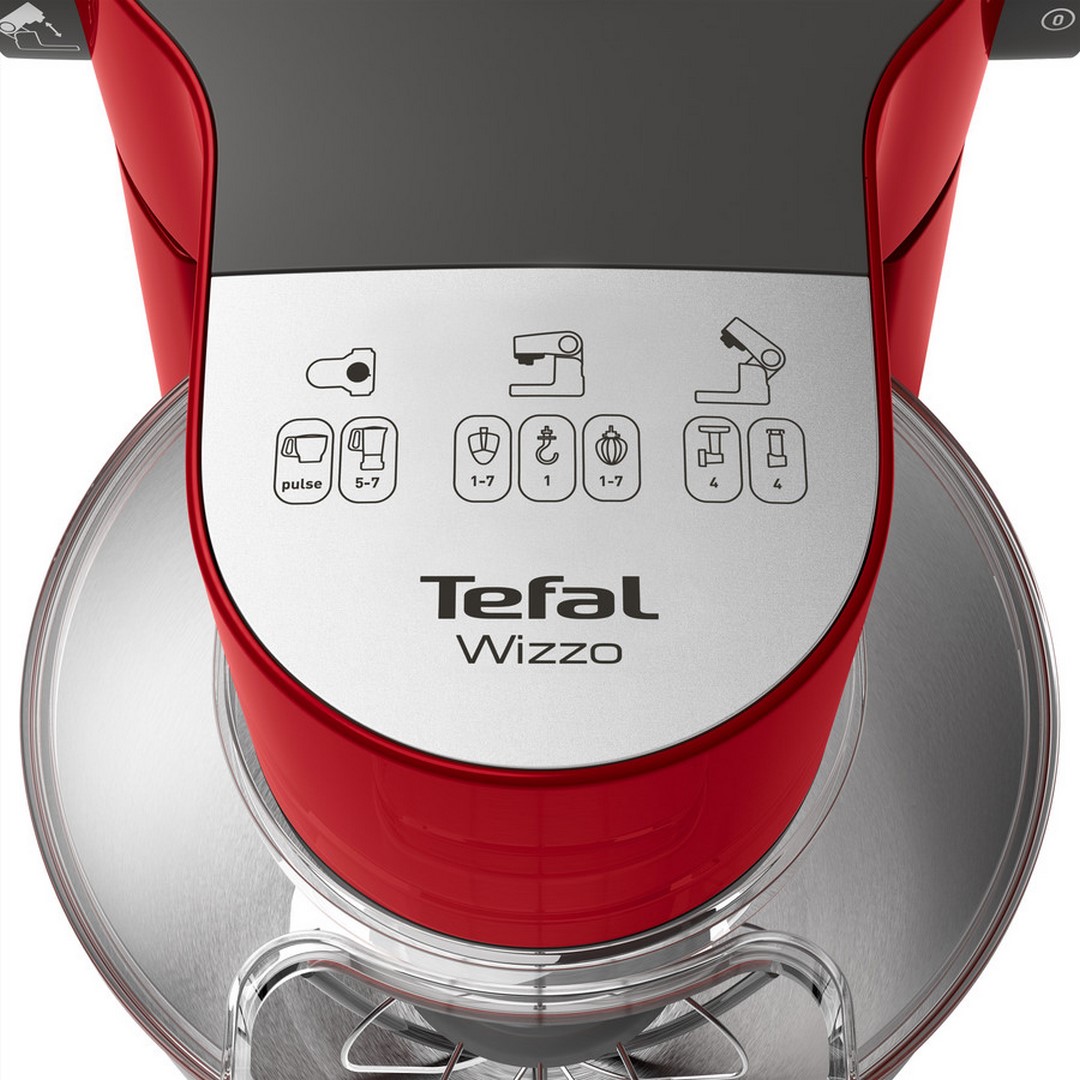 Küchenmaschine WIZZO, rot, Tefal