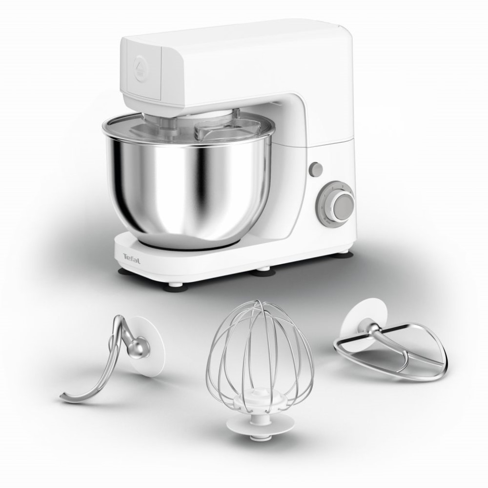 Küchenmaschine MASTERCHEF ESSENTIAL QB150138, weiß/silber, Tefal