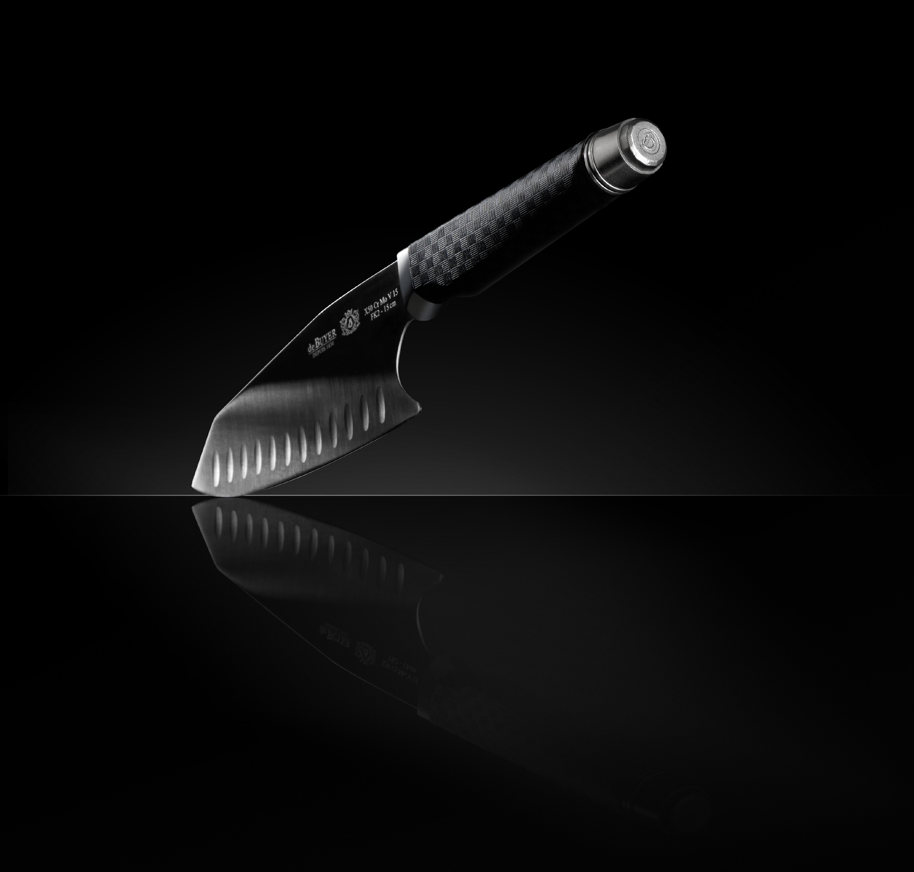 Chefmesser Kochmesser FIBRE KARBON 2 17 cm, de Buyer