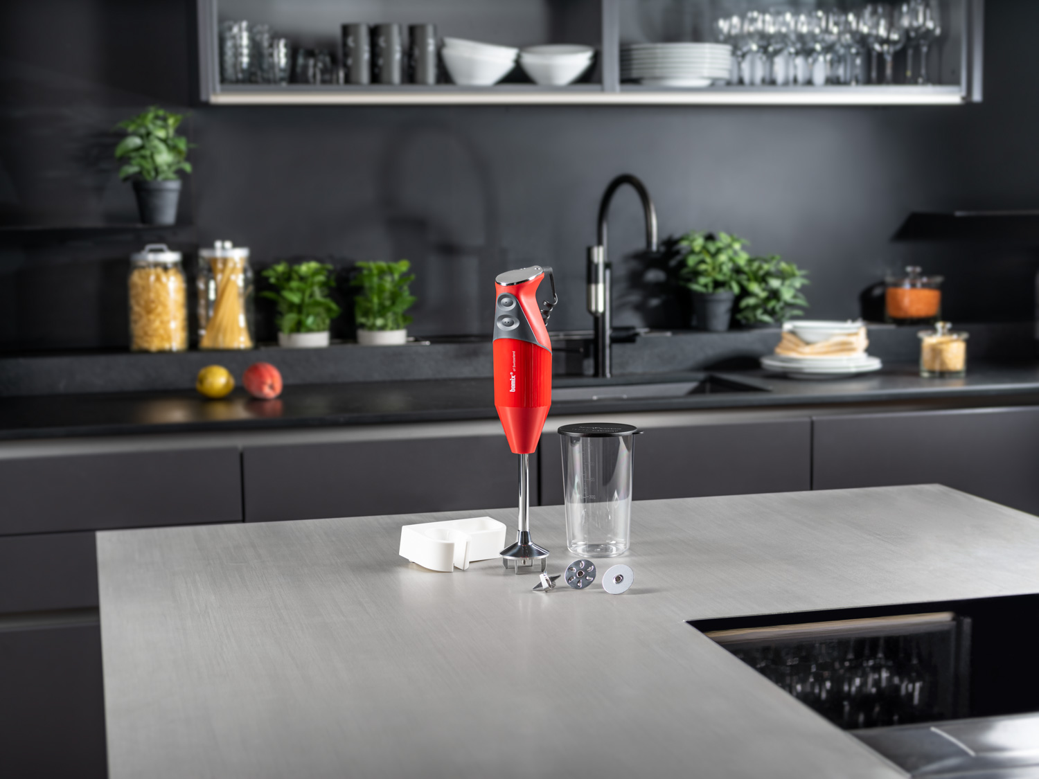 Stabmixer MONO Typ D, 200 W, rot, Bamix