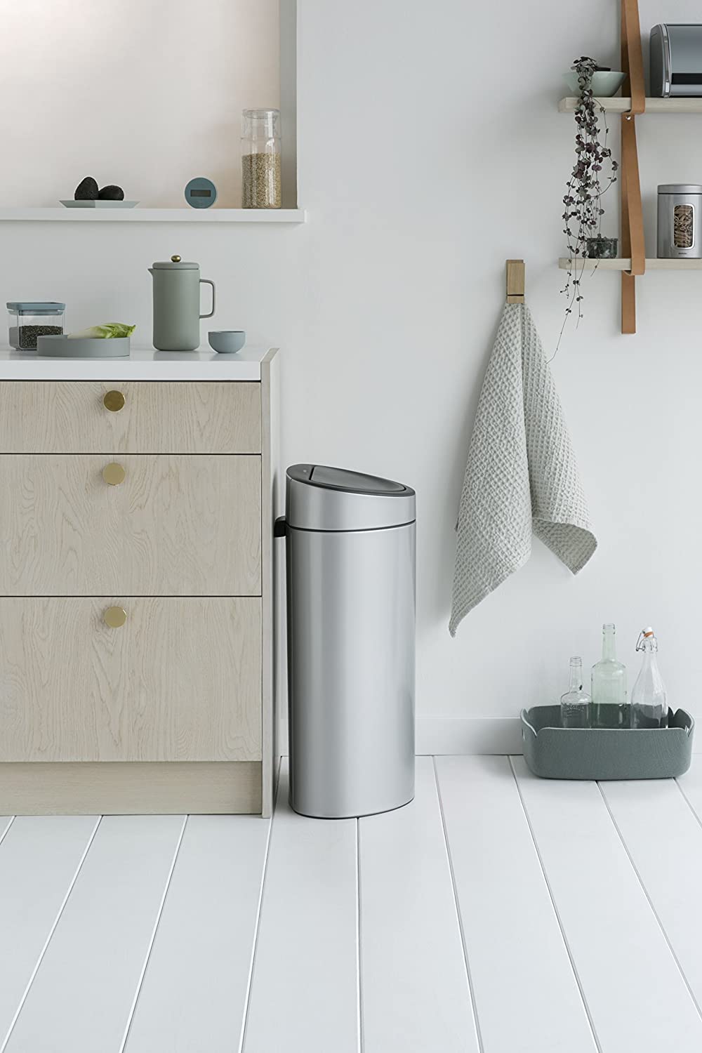 Touch Mülleimer TOUCH BIN NEW 40 l, metallic grey, Brabantia