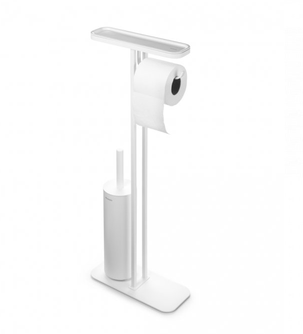 Toilettenbutler WC-Bürstengarnitur MINDSET, mneral white, Brabantia