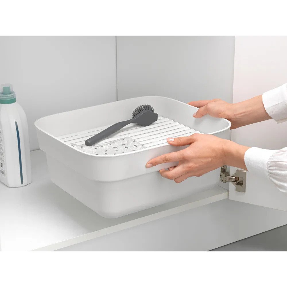 Spülschüssel, mit Tropfschale, hellgrau, Brabantia