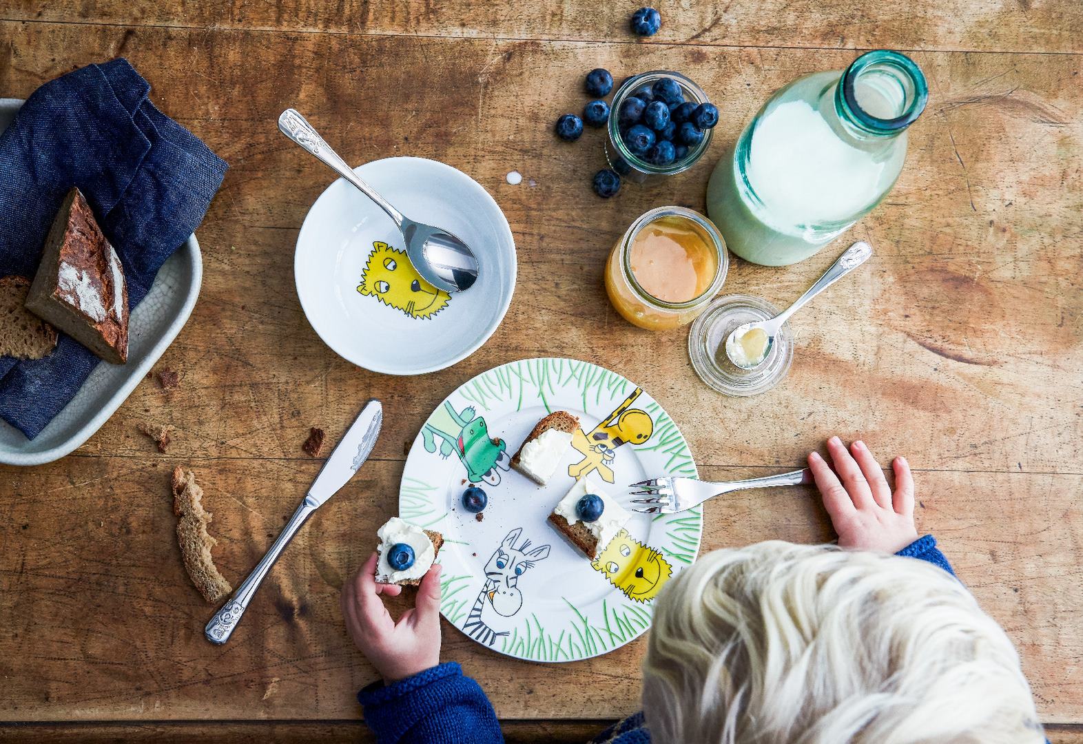 Kinder Besteckset SAFARI, 6-teilig,WMF