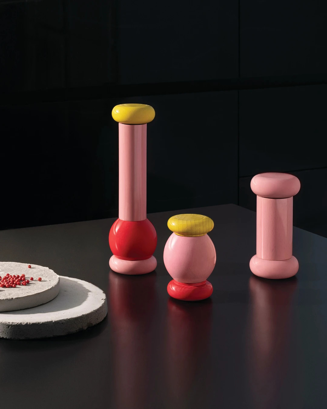 Pfeffer oder Salzmühle MP0210, rot, Alessi
