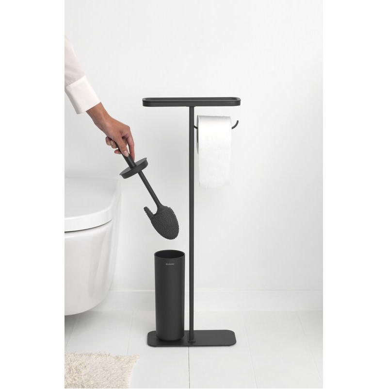 Toilettenbutler WC-Bürstengarnitur MINDSET, mineral grey, Brabantia