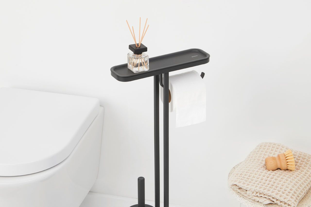Toilettenbutler WC-Bürstengarnitur MINDSET, mineral grey, Brabantia