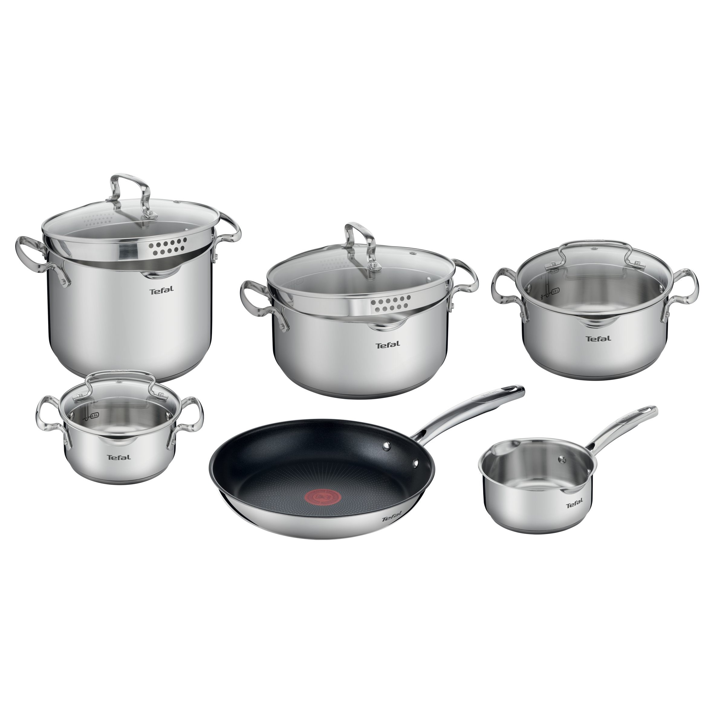 Kochtopfset DUETTO+, 10-teilig, Tefal