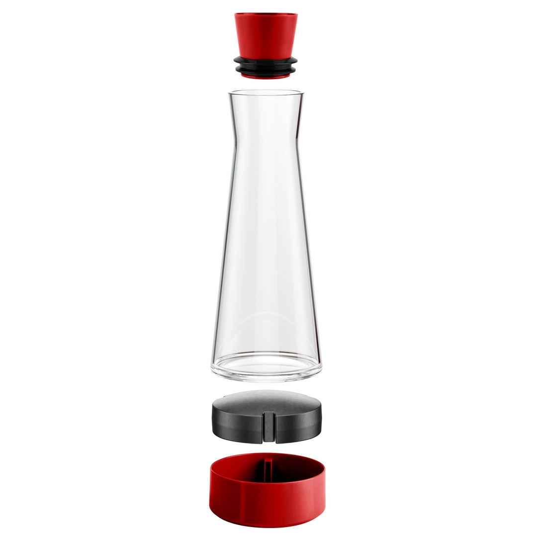 Wasserkaraffe FLOW SLIM FRIENDS 1 l, rot, Tefal