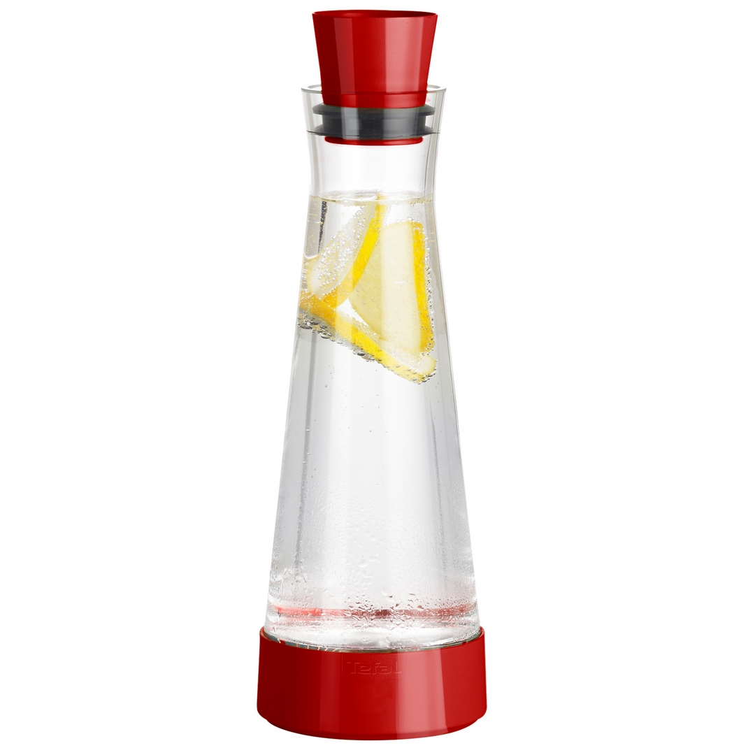 Wasserkaraffe FLOW SLIM FRIENDS 1 l, rot, Tefal