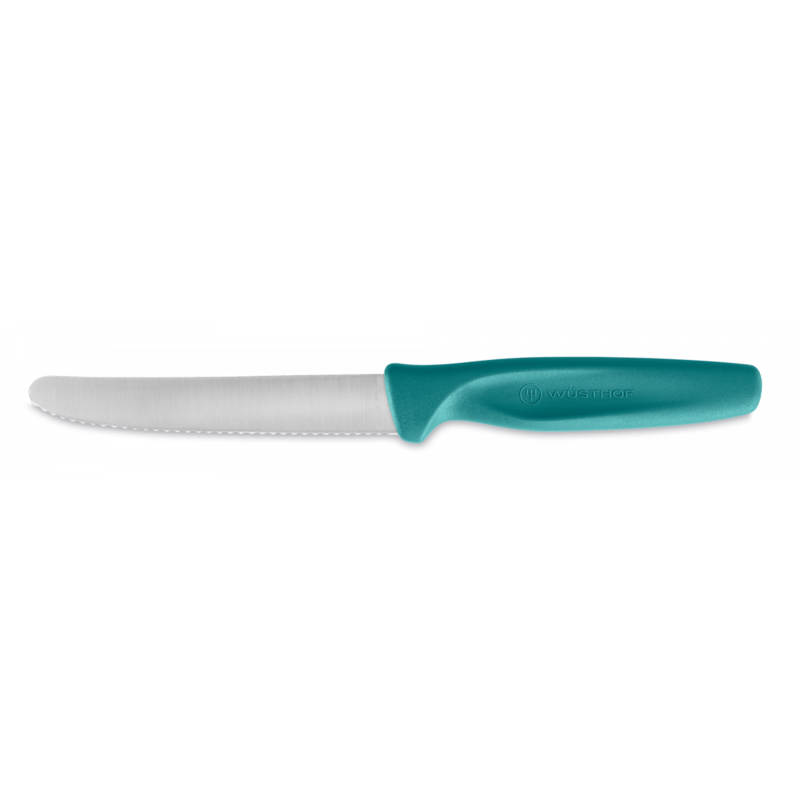 Gemüsemesser CREATE 10 cm, Klinge mit Wellenschliff, türkis, Wüsthof