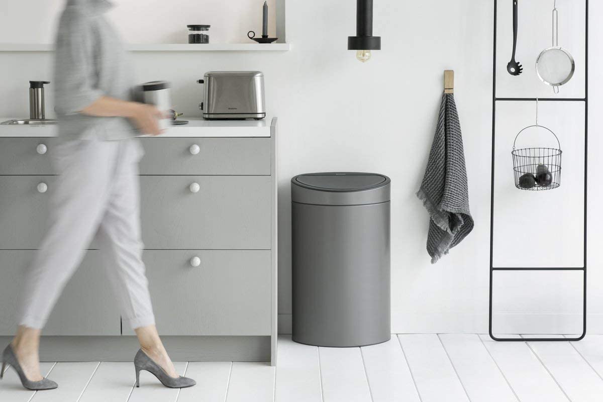 Touch Mülleimer TOUCH BIN NEW 23 + 10 l, Platin, Brabantia