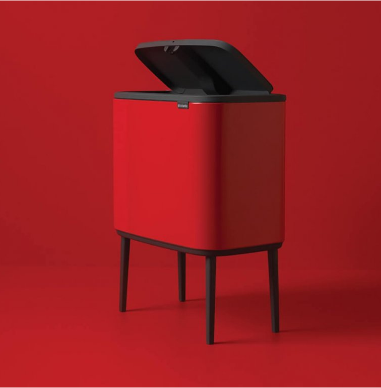 Touch Mülleimer BO 36 l, rot, Brabantia