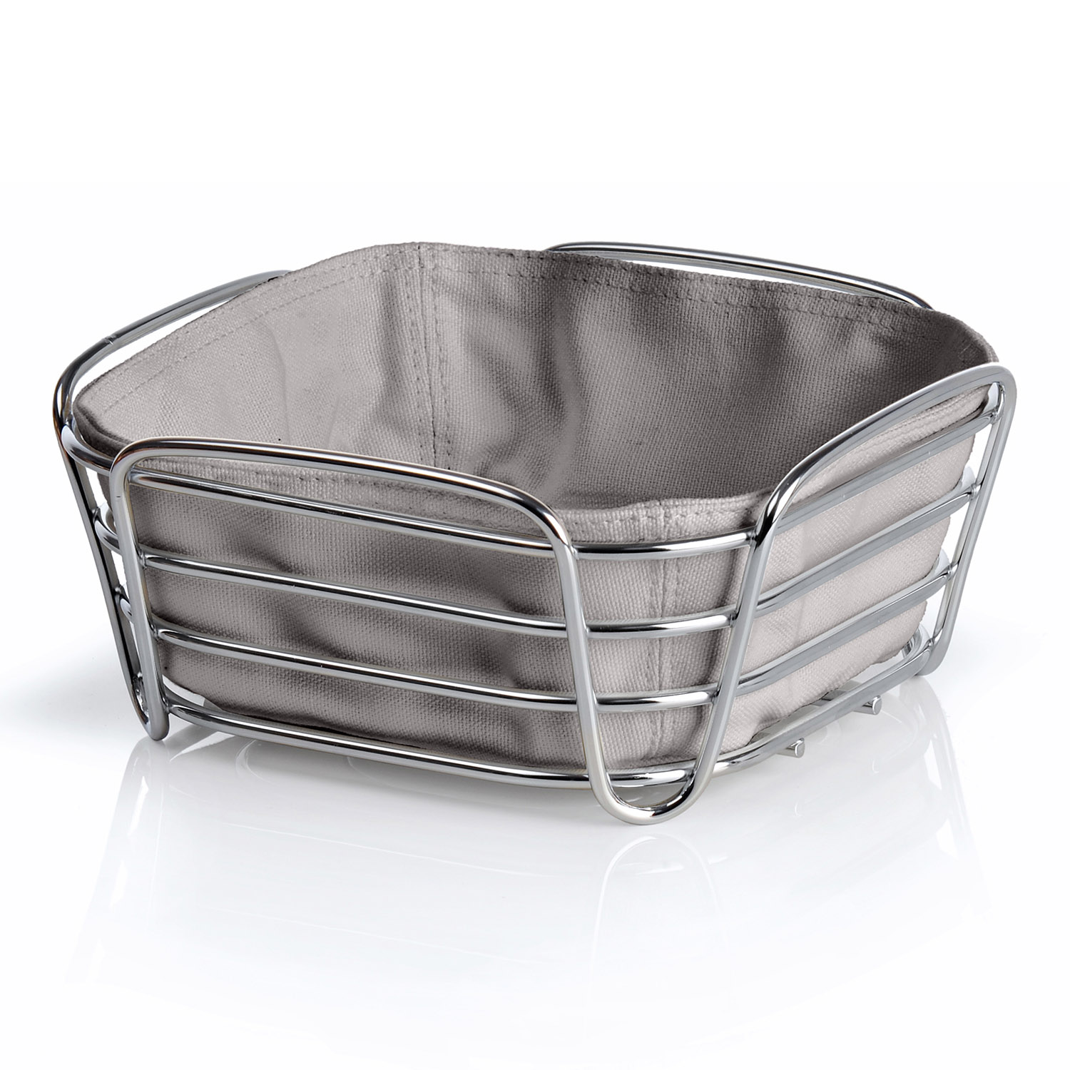 Brotkorb DELARA M, 21 cm, Taupe, Blomus