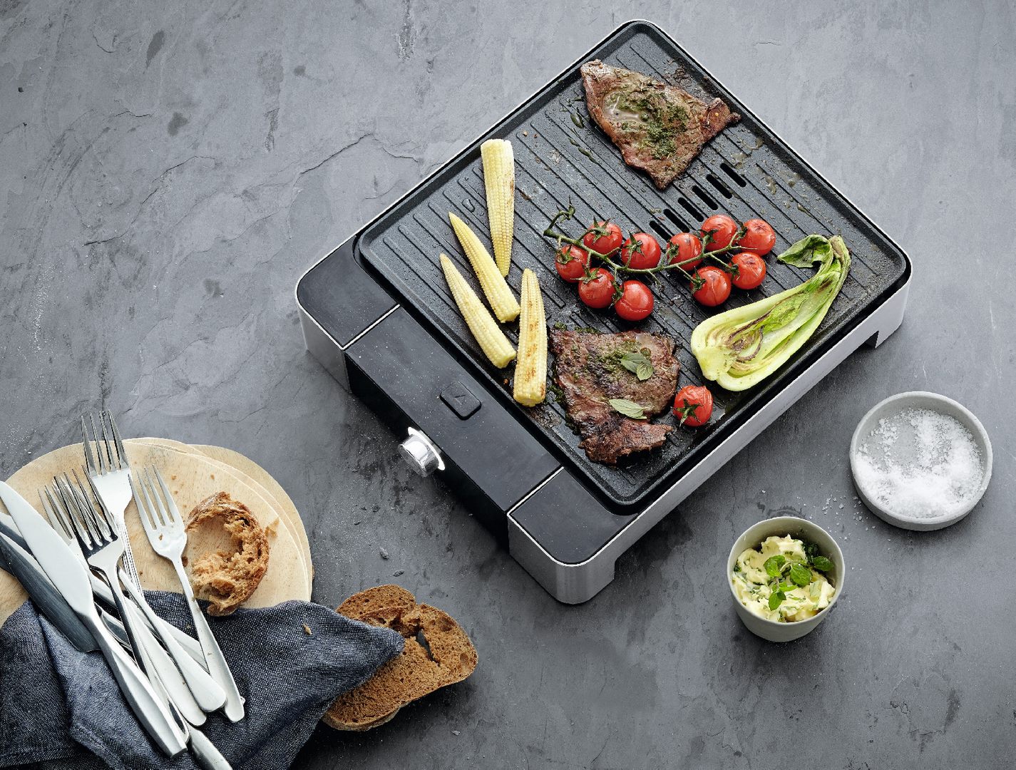 Elektro Tischgrill QUADRO LONO, WMF