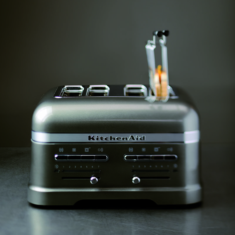 Toaster ARTISAN, 4 Scheiben, silbergrau, KitchenAid