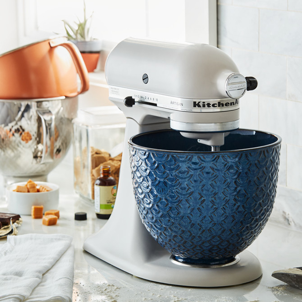 Küchenmaschinen-Rührschüssel 4,83 l, dunkelblau, Keramik, KitchenAid
