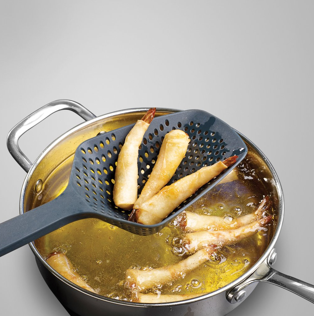Löffel mit Löchern SCOOP PLUS , grau, Joseph Joseph
