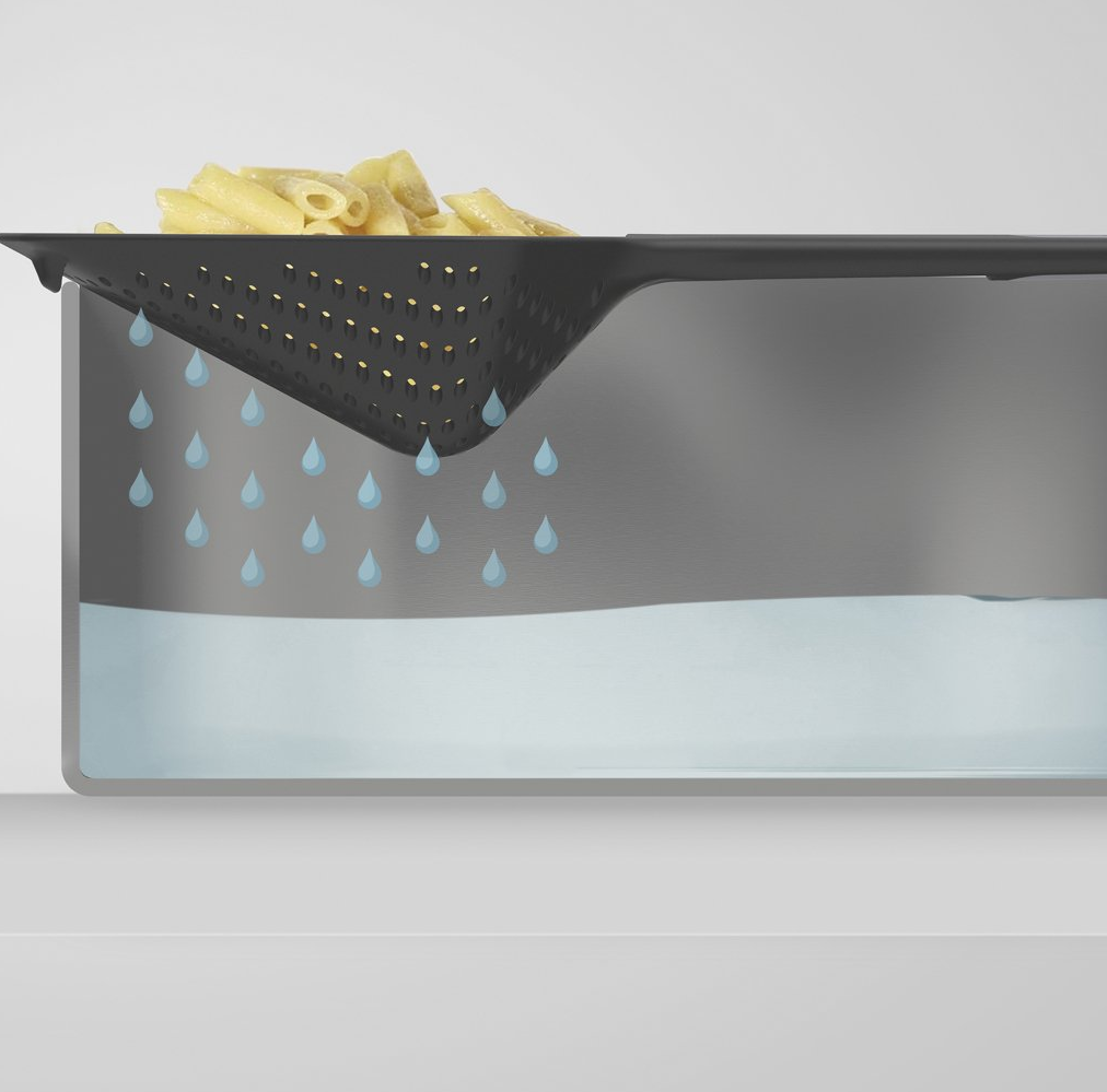 Löffel mit Löchern SCOOP PLUS , grau, Joseph Joseph
