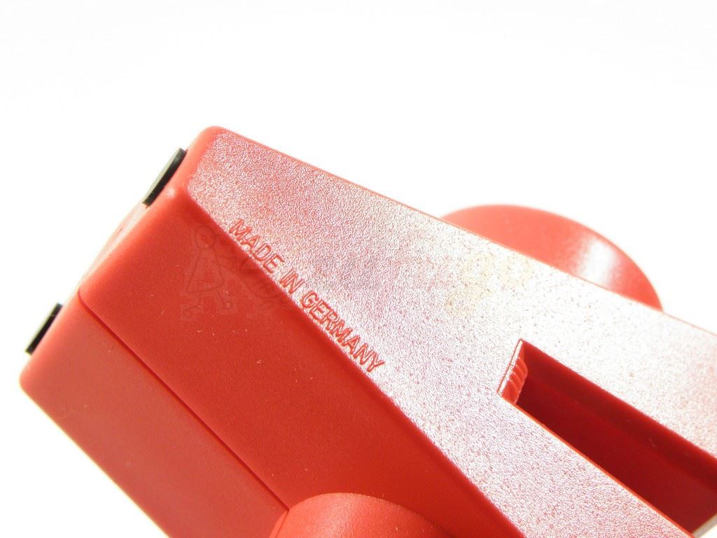 Messerschärfer TWIN SHARP, rot, Zwilling
