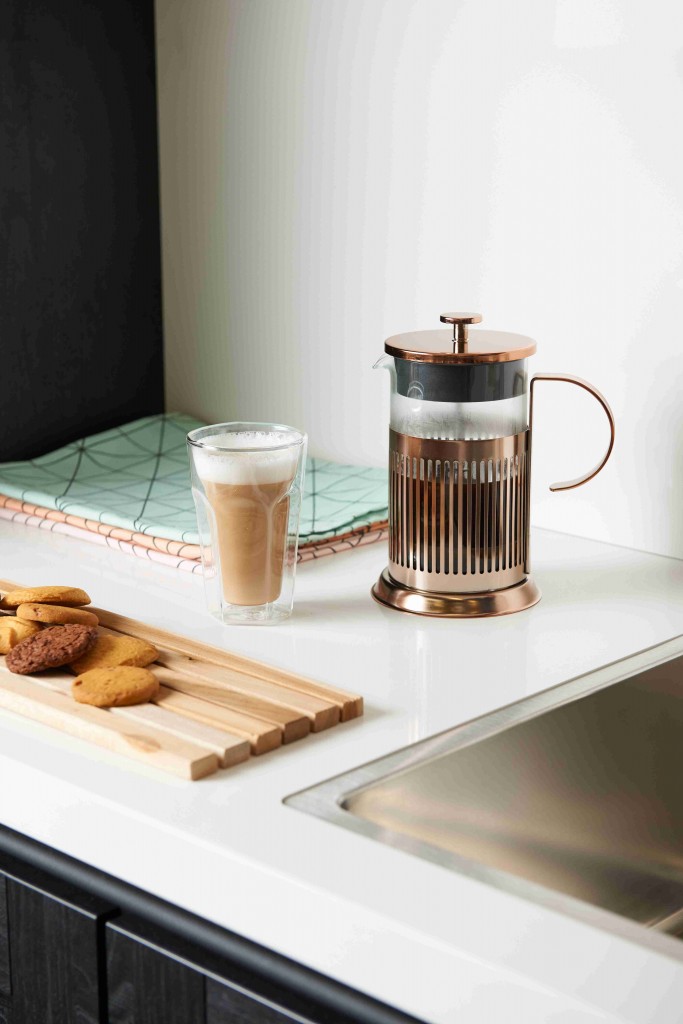 French Press Kaffeebereiter 350 ml, Kupfer, Leopold Vienna