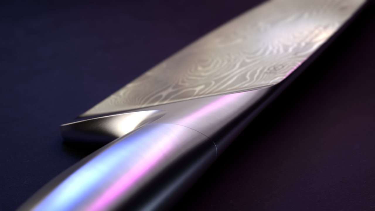 Chefmesser Kochmesser CHEFS EDITION DAMASTEEL 20 cm, WMF