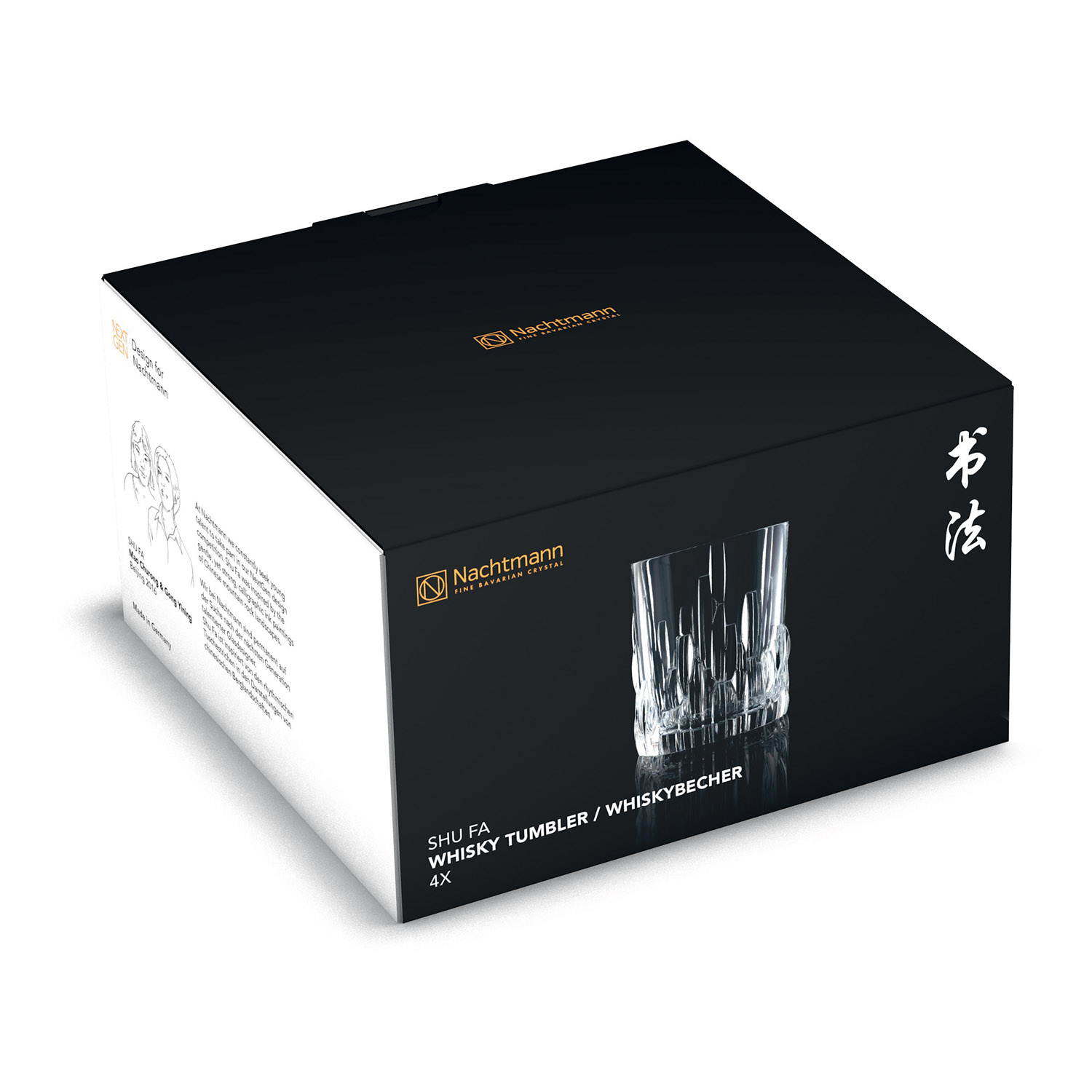 Whiskyglas SHU FA 330 ml, 4er-Set, Nachtmann