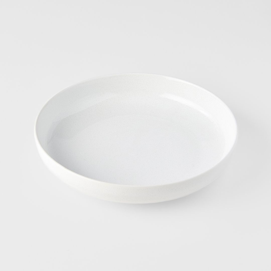 Teller mit hohem Rand Parchment white 20 cm MIJ