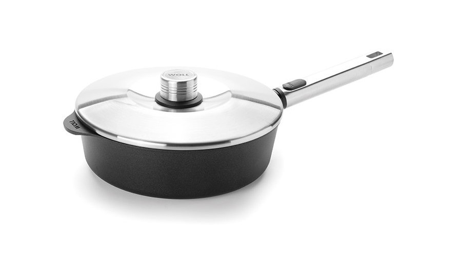 Hochrandpfanne LOGIC PRO XR IND 24 cm, mit Deckel, WOLL