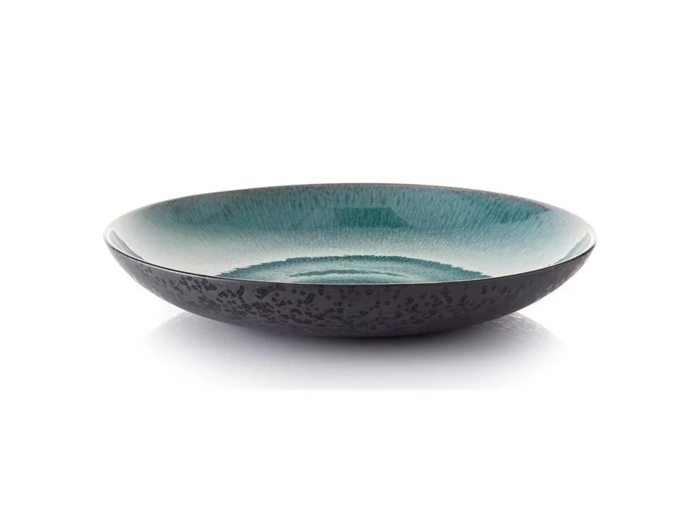 Salatschale 40 cm, schwarz/grün, Bitz