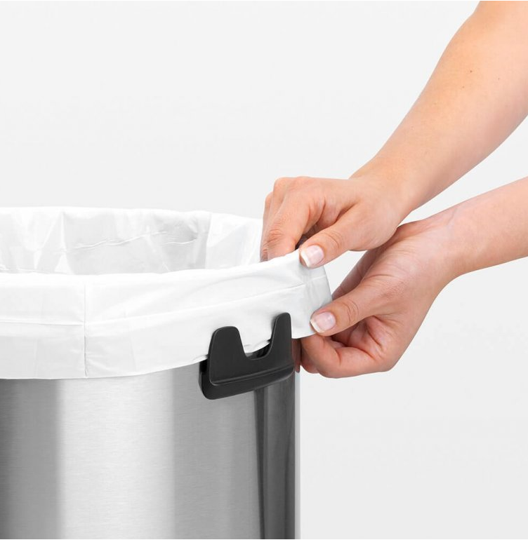 Mülleimer PUSH BIN 60 l, Stahl matt, Brabantia