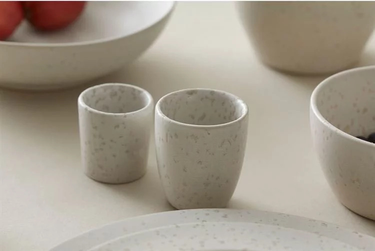 Eierbecher, Creme matt, Bitz