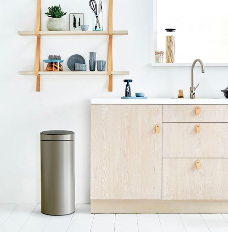 Touch Mülleimer TOUCH BIN NEW 30 l, Platin, Brabantia