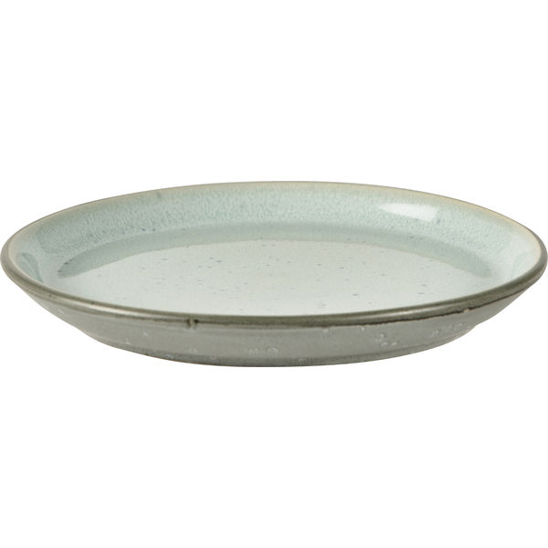 Dessertteller 17 cm, grau/hellblau, Bitz
