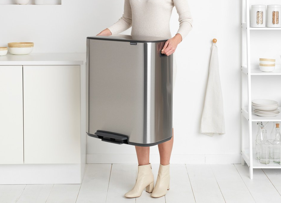 Treteimer BO 60 l, Stahl matt, Brabantia