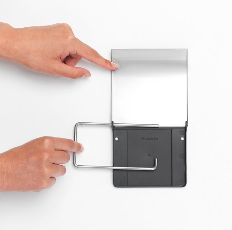 Toilettenpapierhalter, Stahl matt, Brabantia