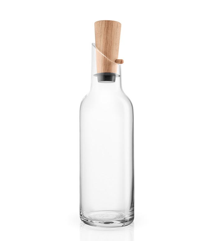 Wasserkaraffe 1 l, mit Holzdeckel, Eva Solo