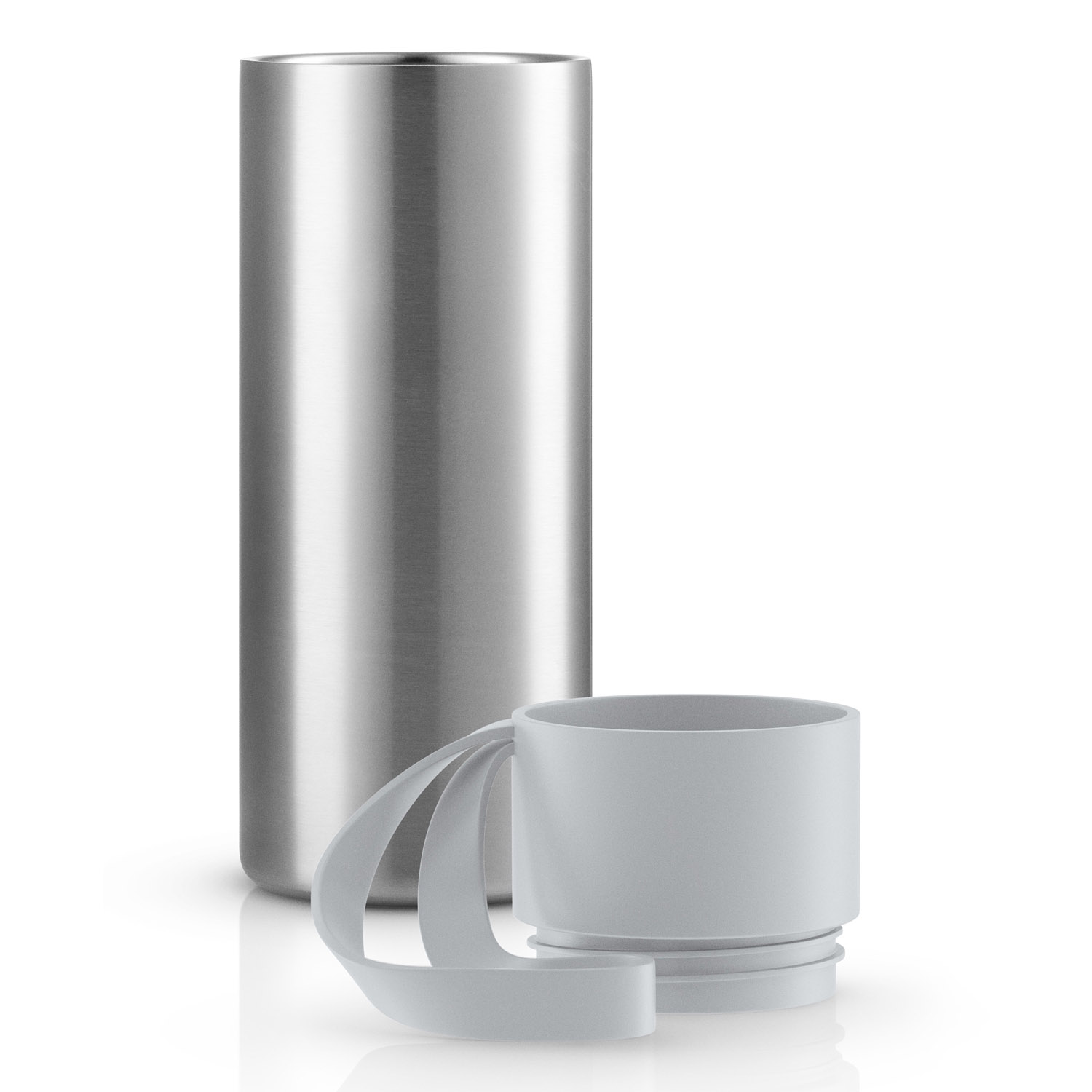 Reisebecher TO GO 350 ml, Marble Grey Lid, Edelstahl, Eva Solo