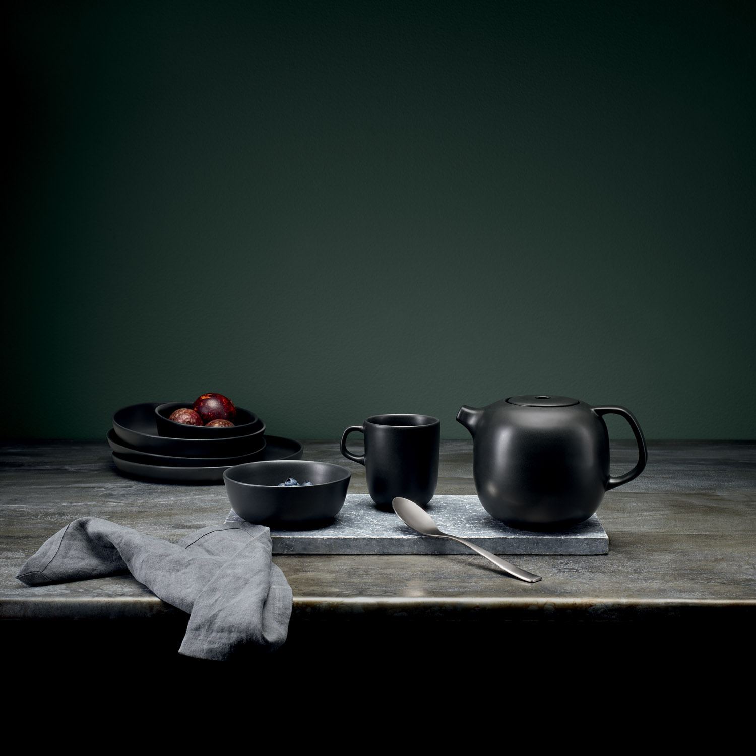 Teekanne NORDIC KITCHEN 1 l, schwarz, Eva Solo