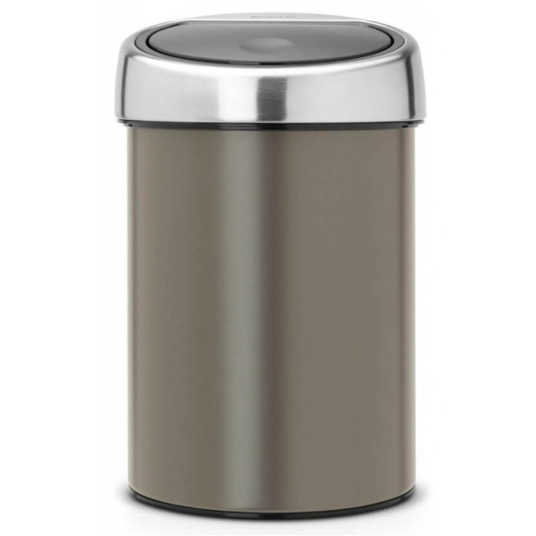 Touch Mülleimer TOUCH BIN 3 l, Platin, Brabantia