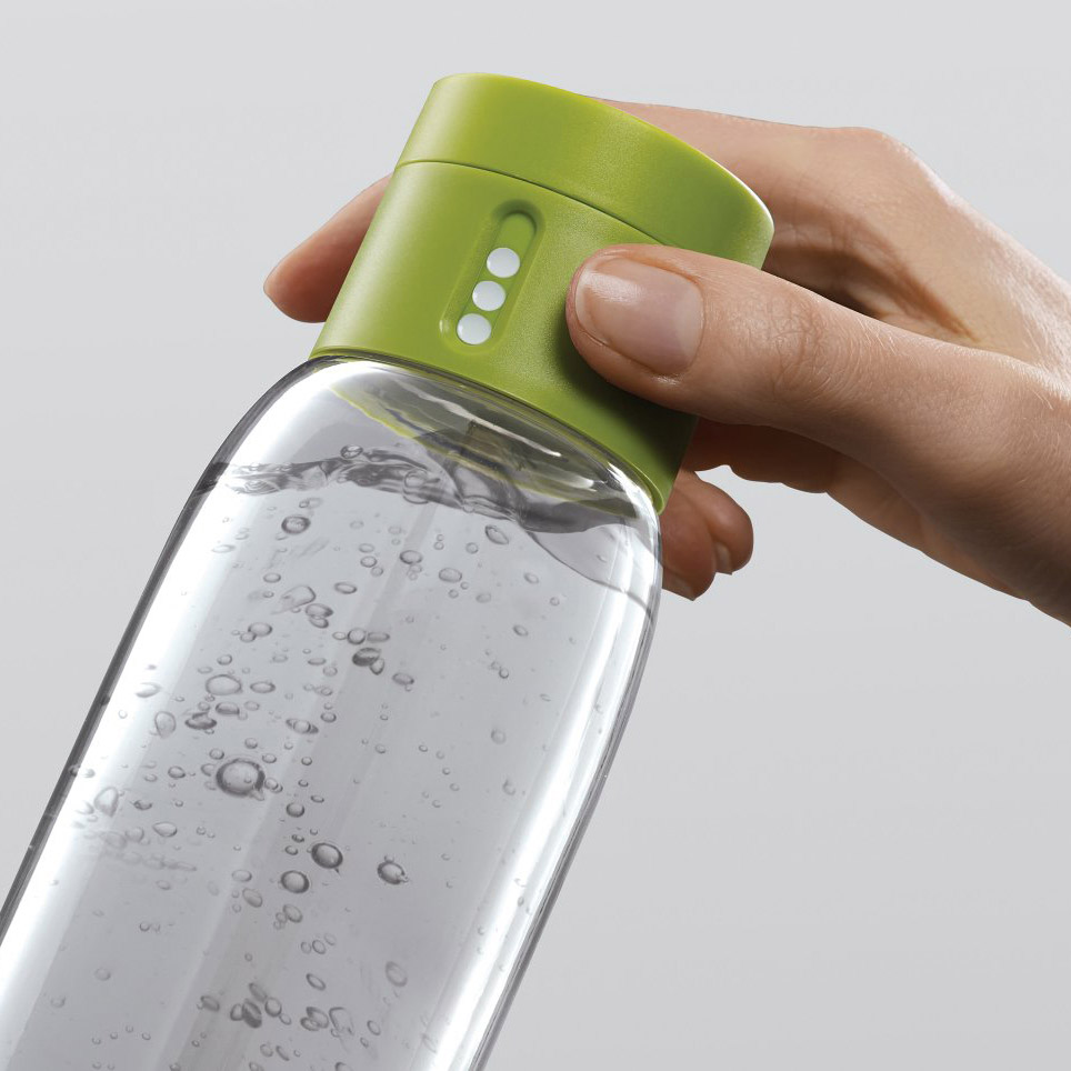 Trinkflasche DOT 600 ml, grün, Joseph Joseph
