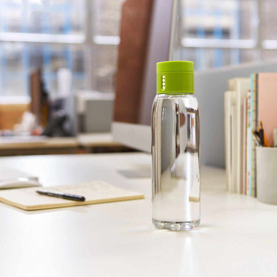 Trinkflasche DOT 600 ml, grün, Joseph Joseph