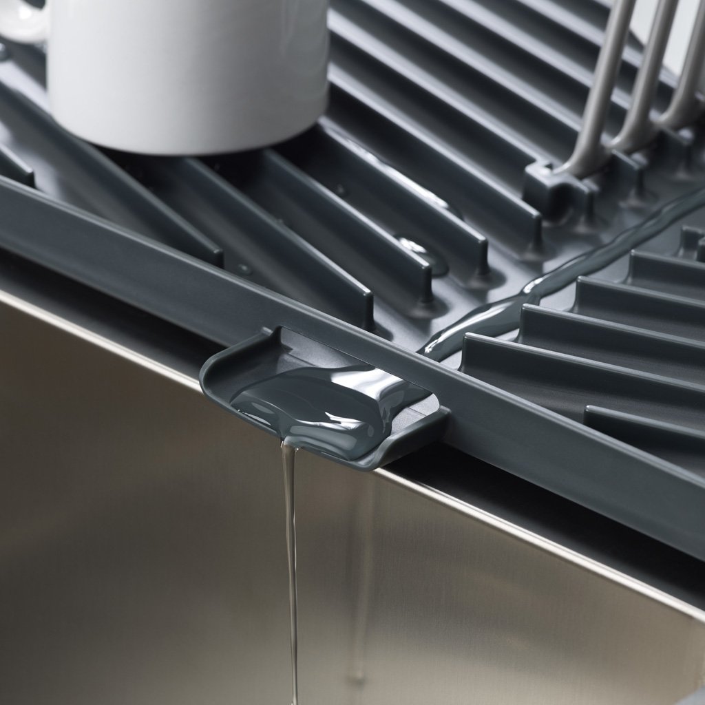 Abtropfgestell FLIP-UP, grau, Joseph Joseph